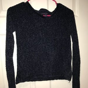 Navy Blue soft knitted sweater